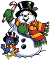 Gif mu�eco de nieve